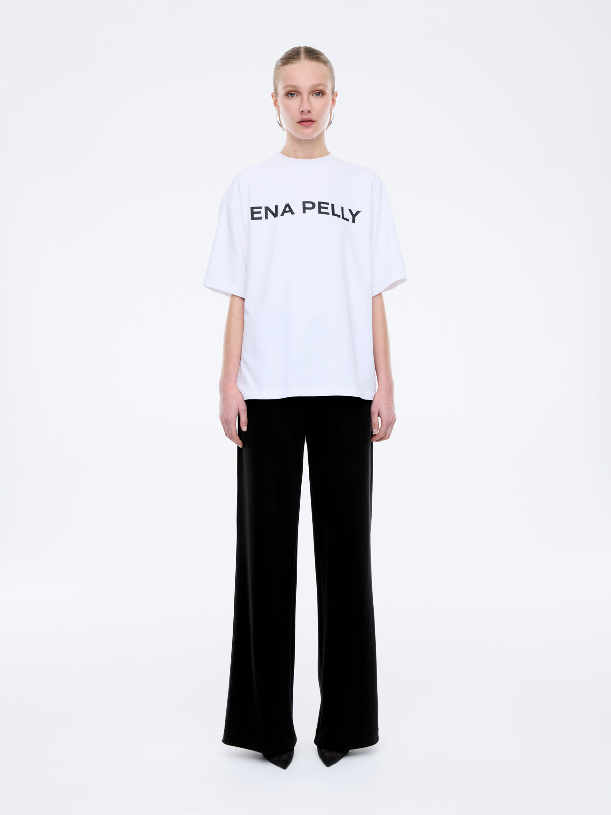 Chloe Oversized Tee Core Logo - White