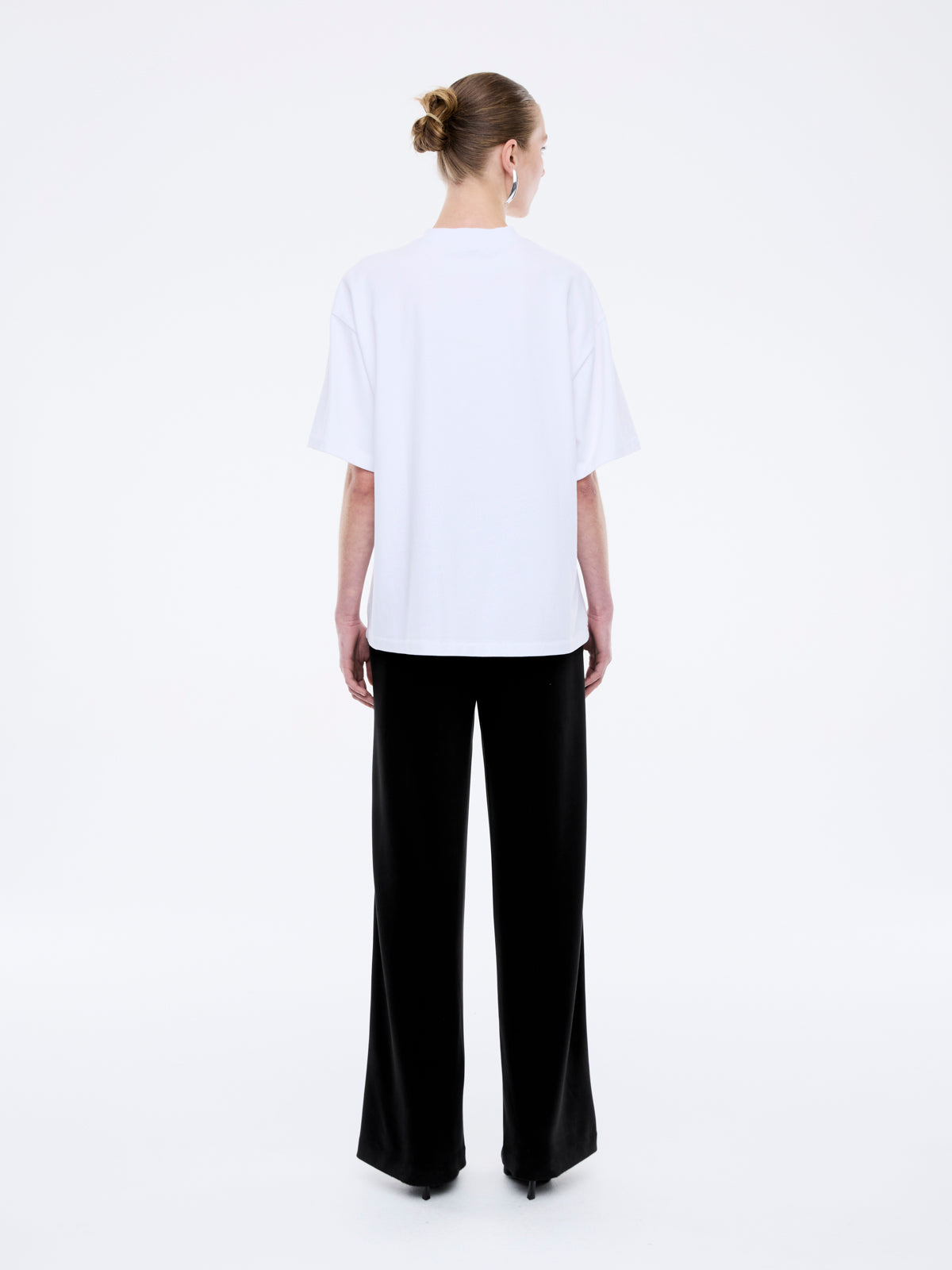 Chloe Oversized Tee Core Logo - White