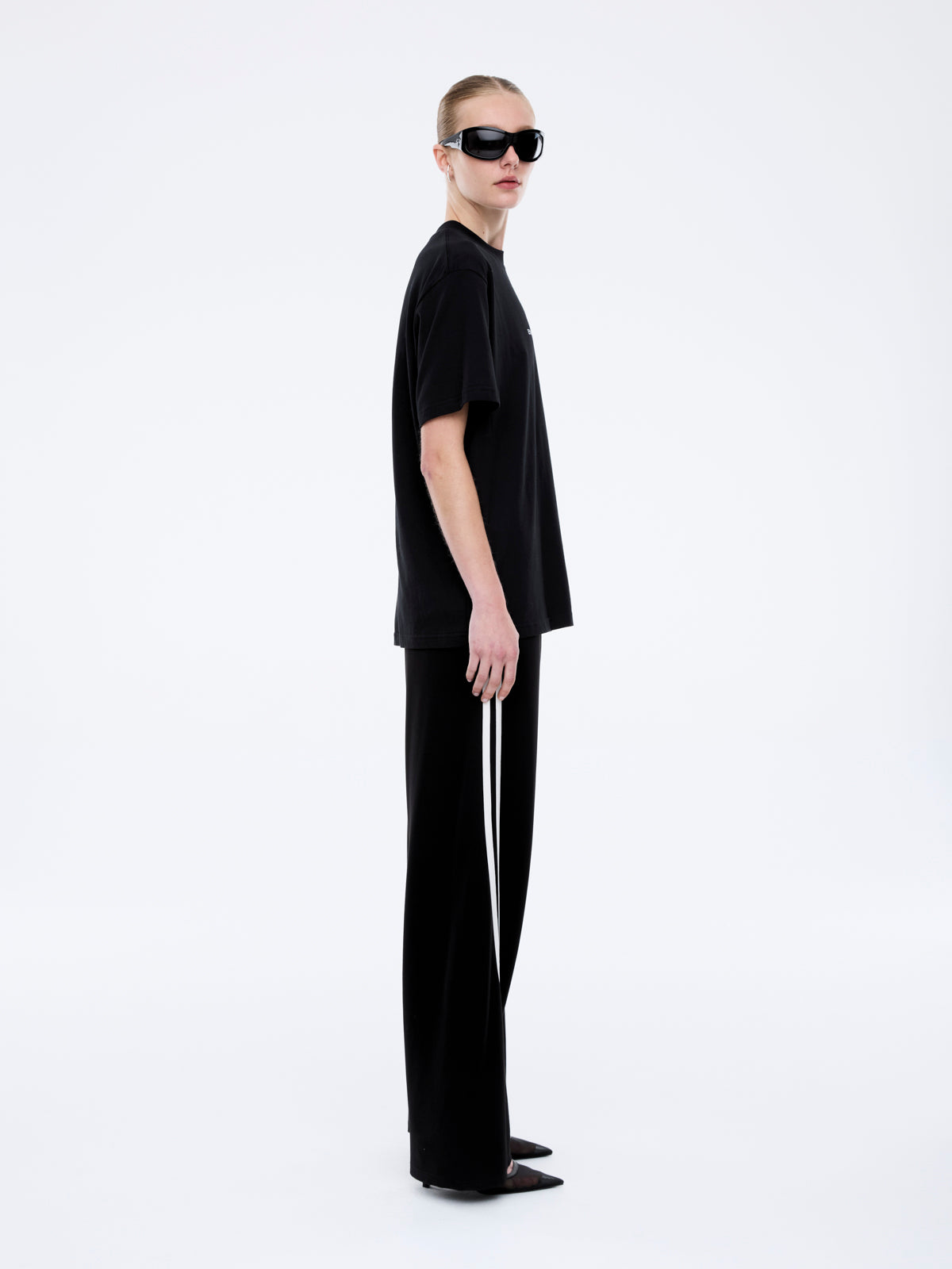 Lexi Monogram Tee - Black