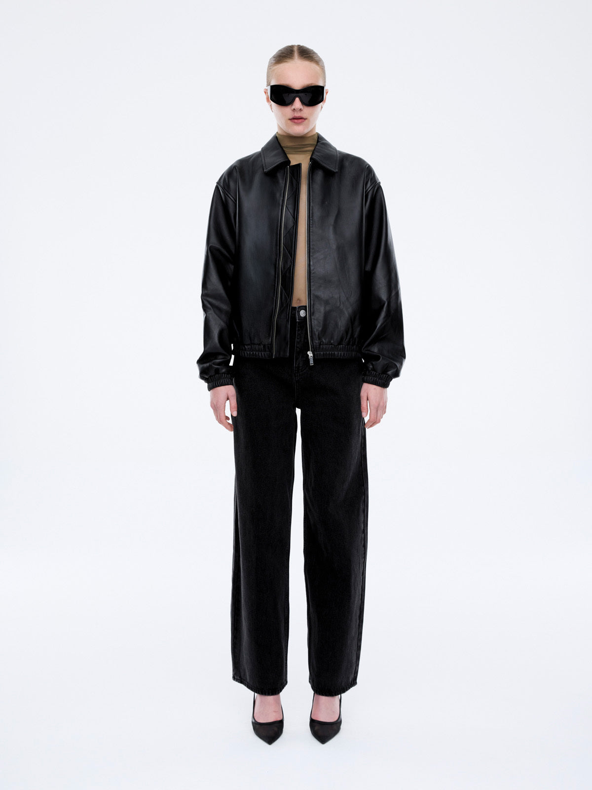ARIZONA LEATHER JACKET - Black