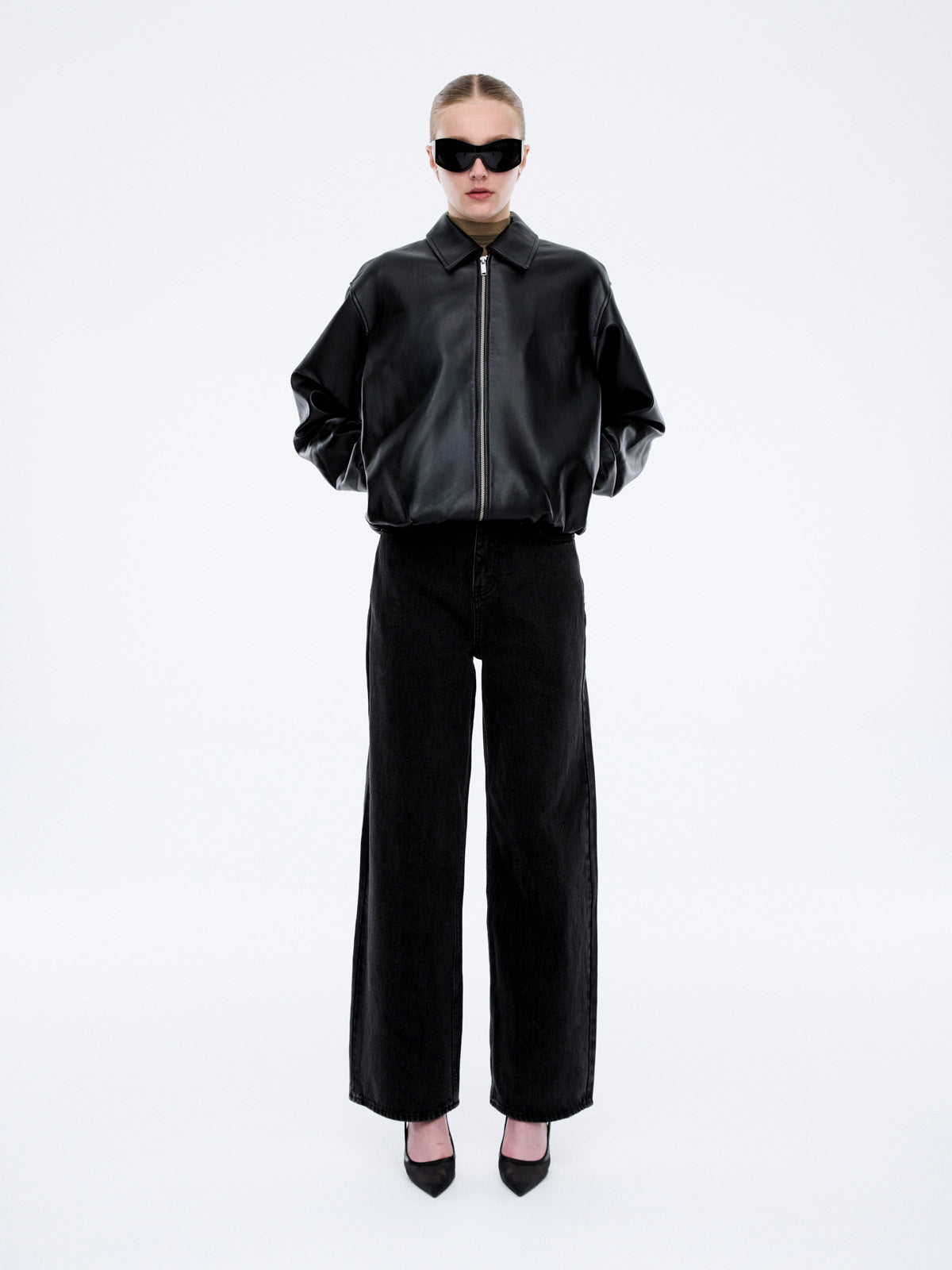 ARIZONA LEATHER JACKET - Black