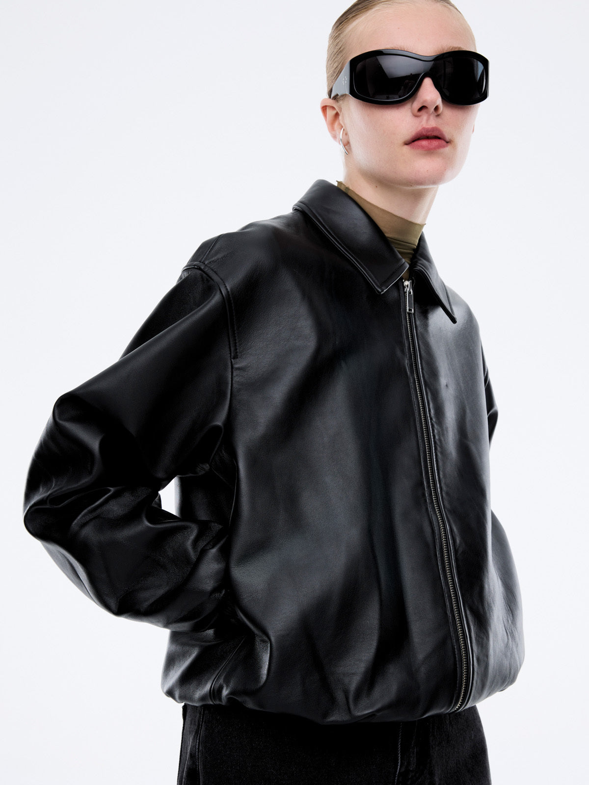 ARIZONA LEATHER JACKET - Black
