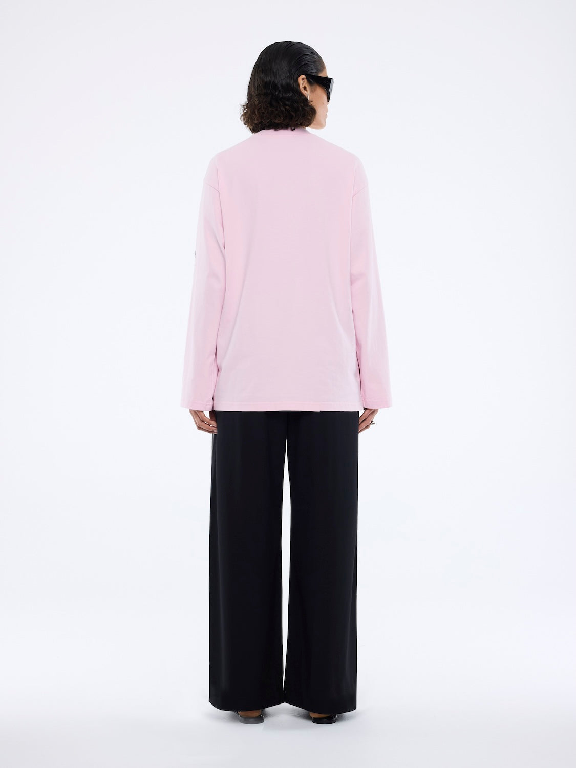 STREET SIGNS LONG SLEEVE TEE - Pink
