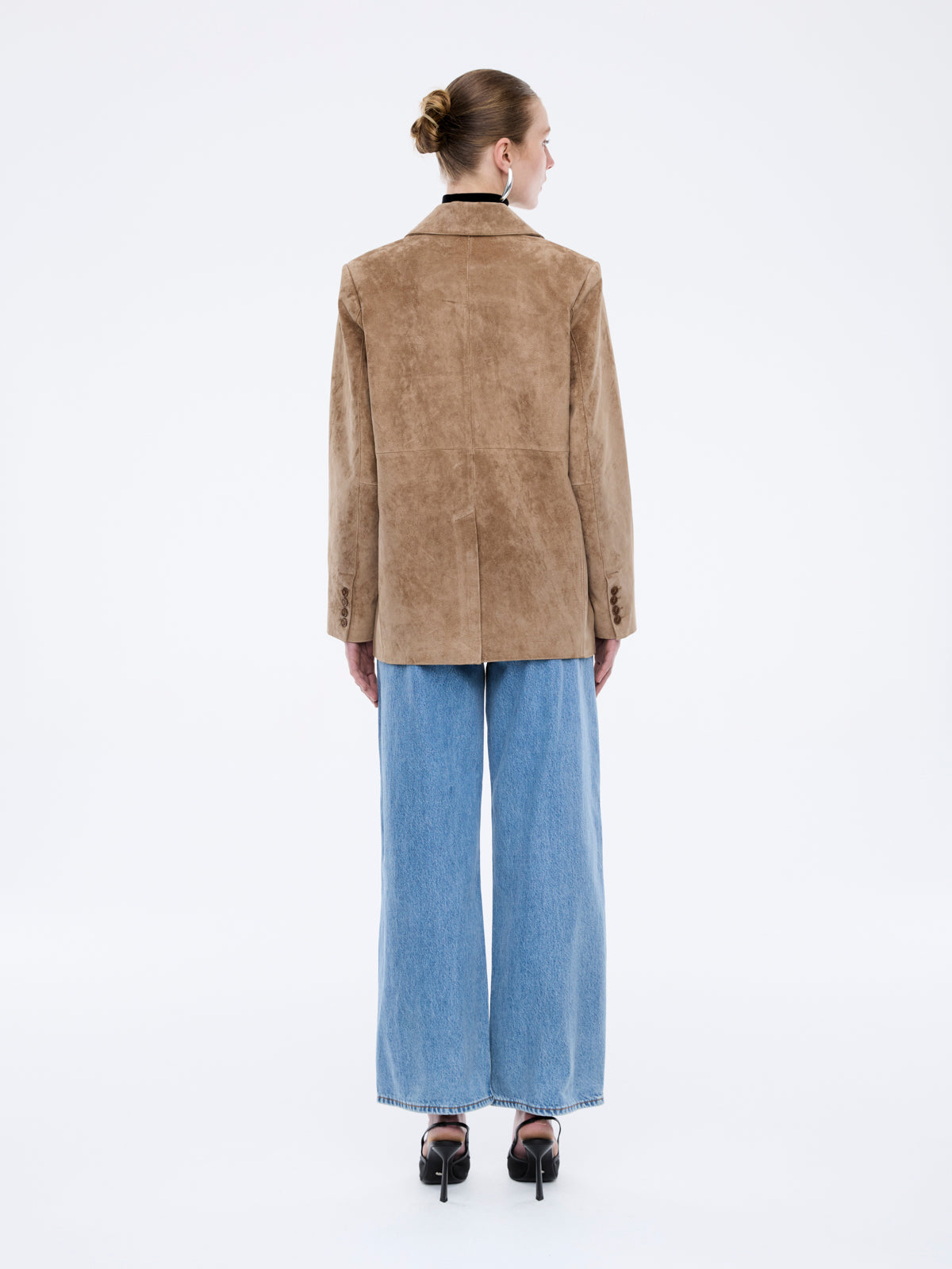 ANA SUEDE BLAZER - Toffee
