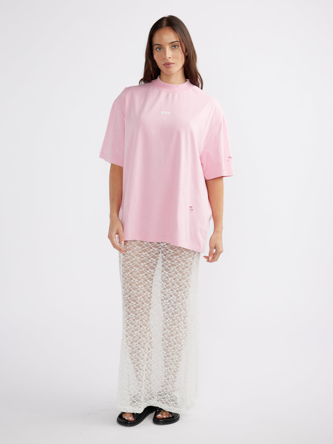 HOPE LACE SKIRT - White