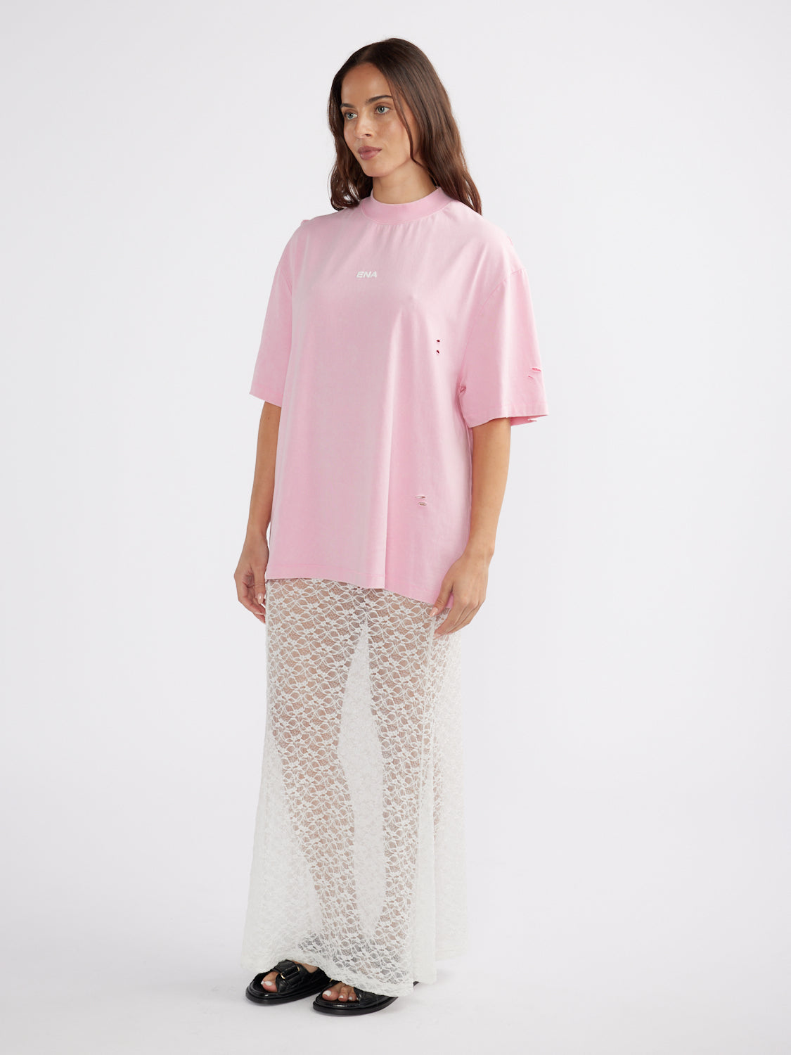 HOPE LACE SKIRT - White