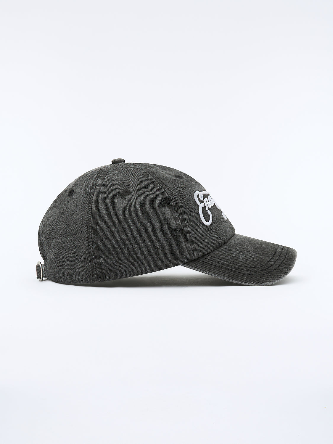 3D LOGO CAP - Washed Black