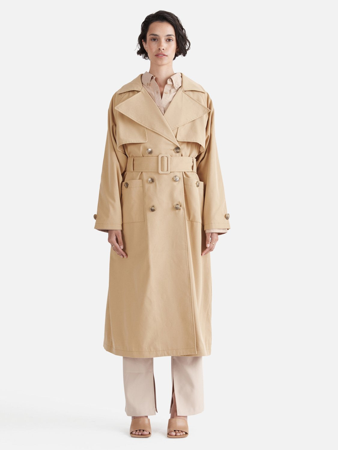 Carrie Trench Coat - Camel