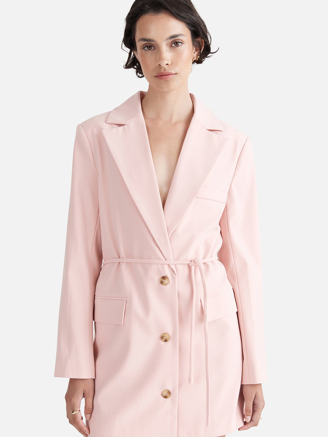 Jade Tie Front Suit Dress - Primrose