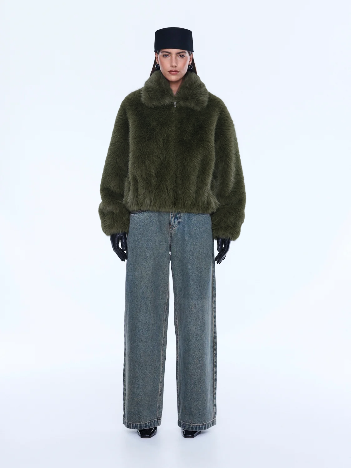 DAPHNE FAUX FUR BOMBER