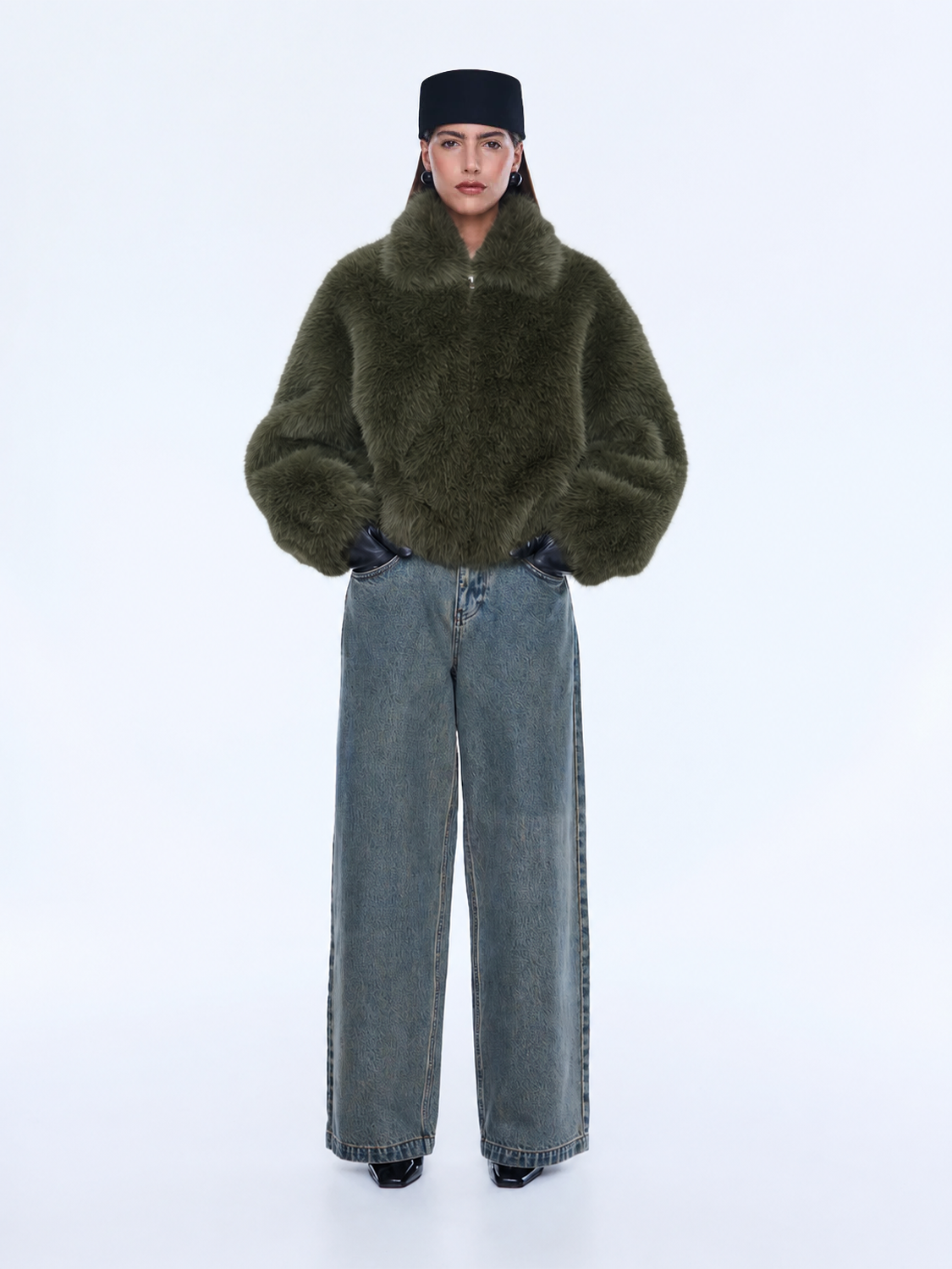 DAPHNE FAUX FUR BOMBER