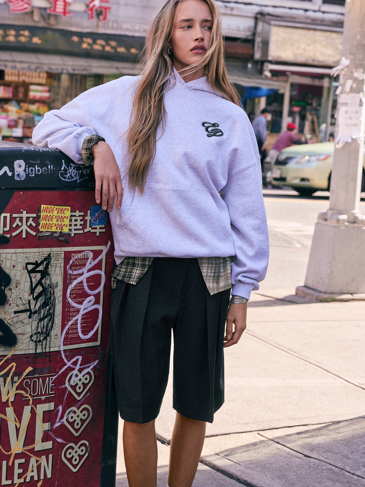CASSIE OVERSIZED HOODIE - LAUREL