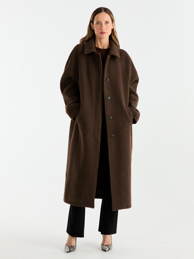 CLEO WOOL BLEND COAT