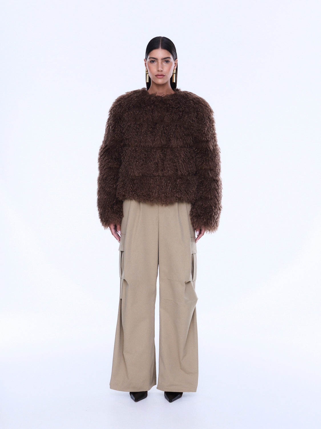 CAITY FAUX FUR JACKET