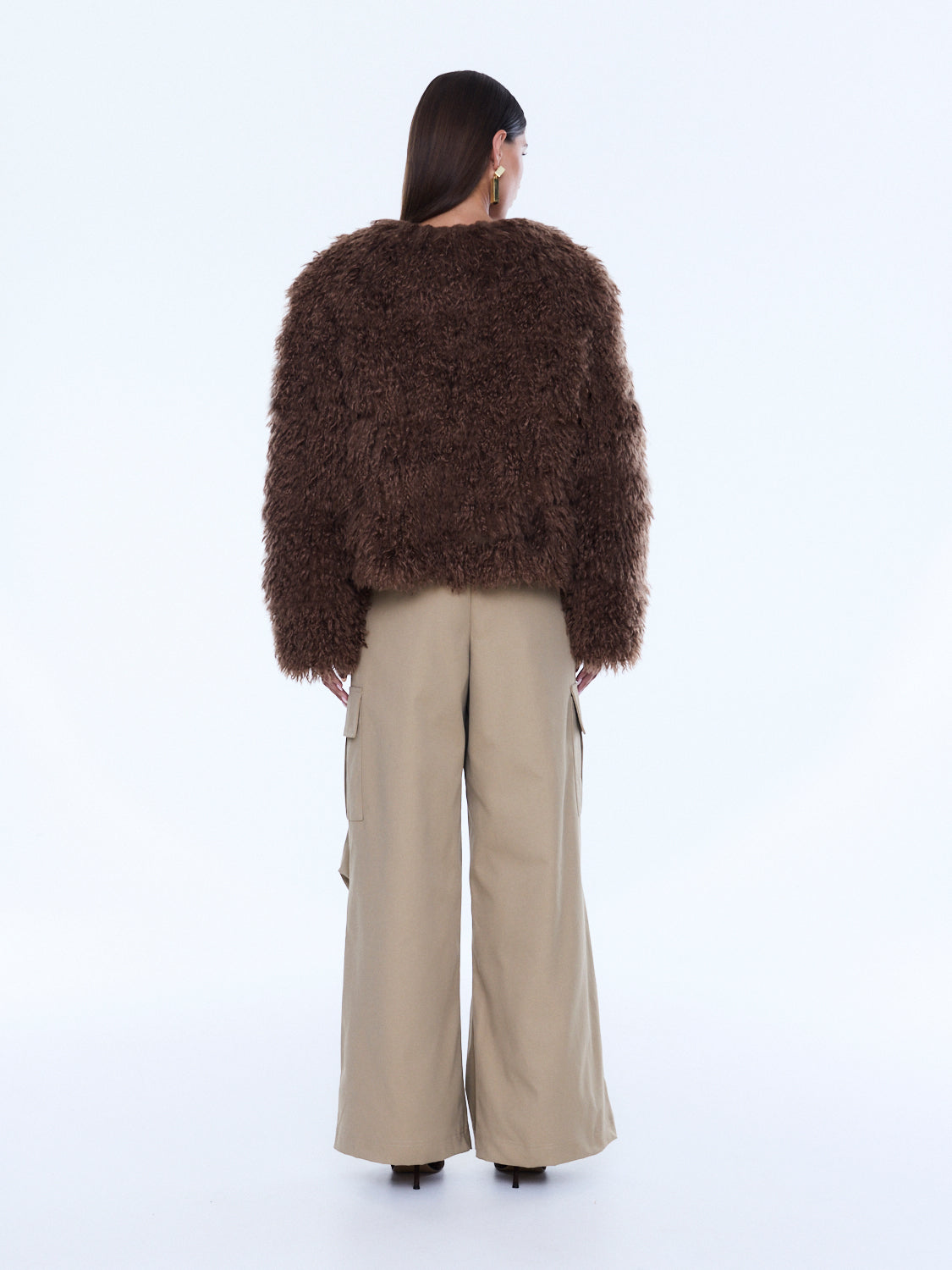 CAITY FAUX FUR JACKET