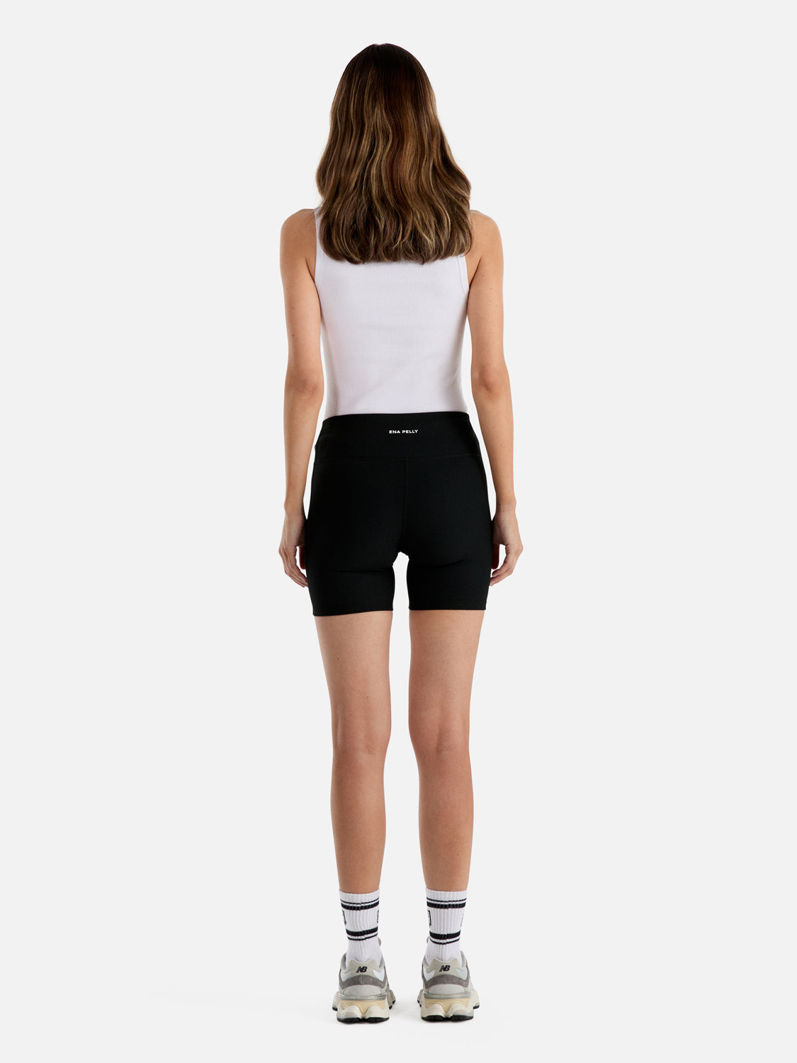 Athleisure Rib Bike Short - Black