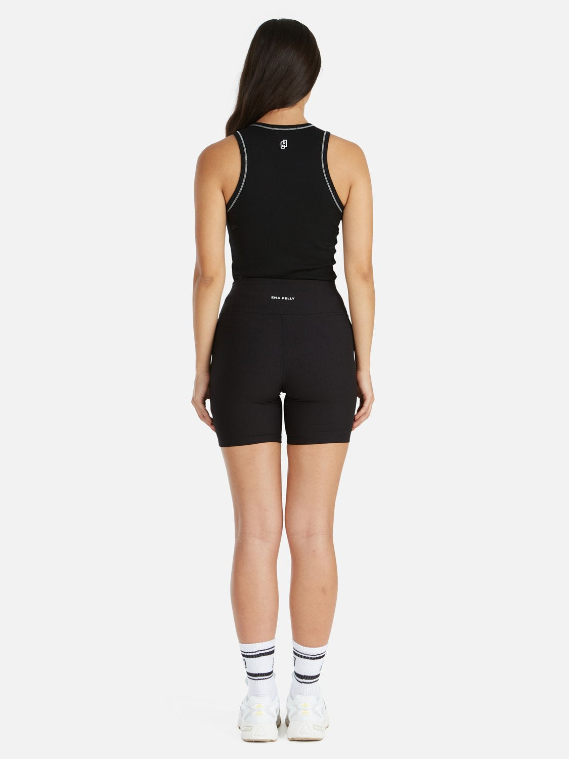 Athleisure Rib Bike Short - Black