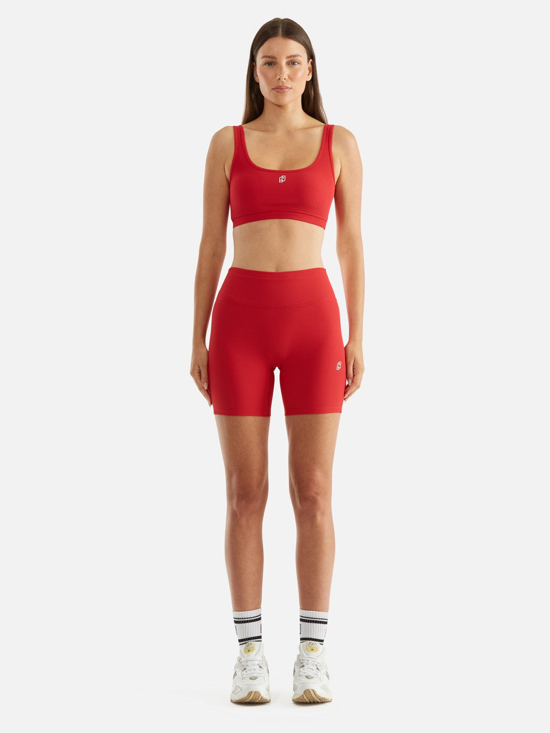 Athleisure Rib Crop - Cherry Rib