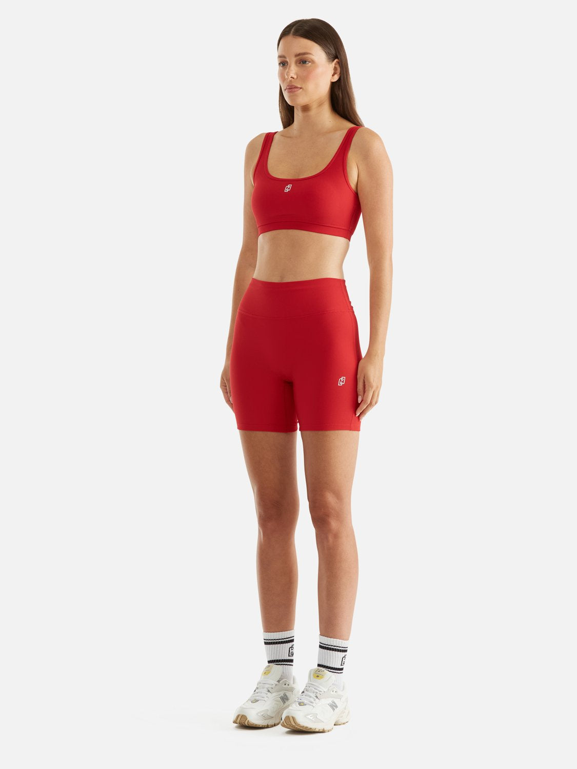 Athleisure Rib Crop - Cherry Rib