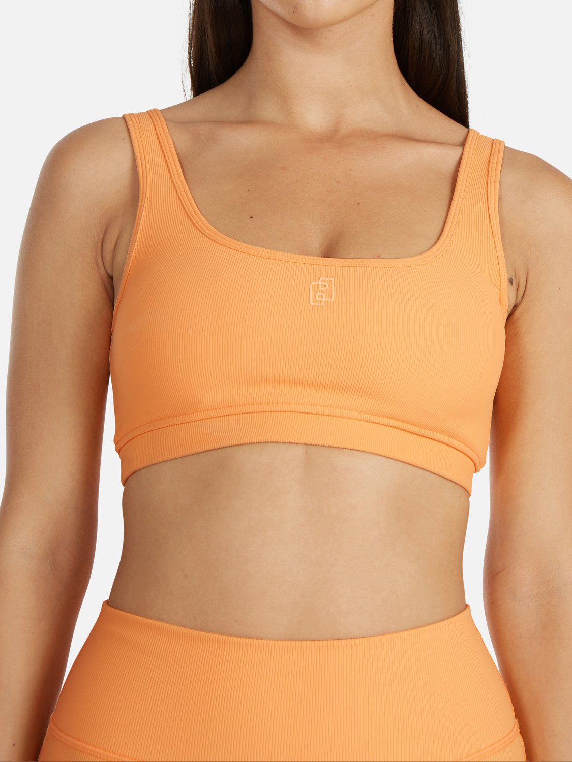 Athleisure Rib Crop - Melon