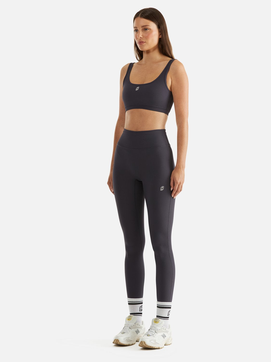 Athleisure Rib Legging - Navy