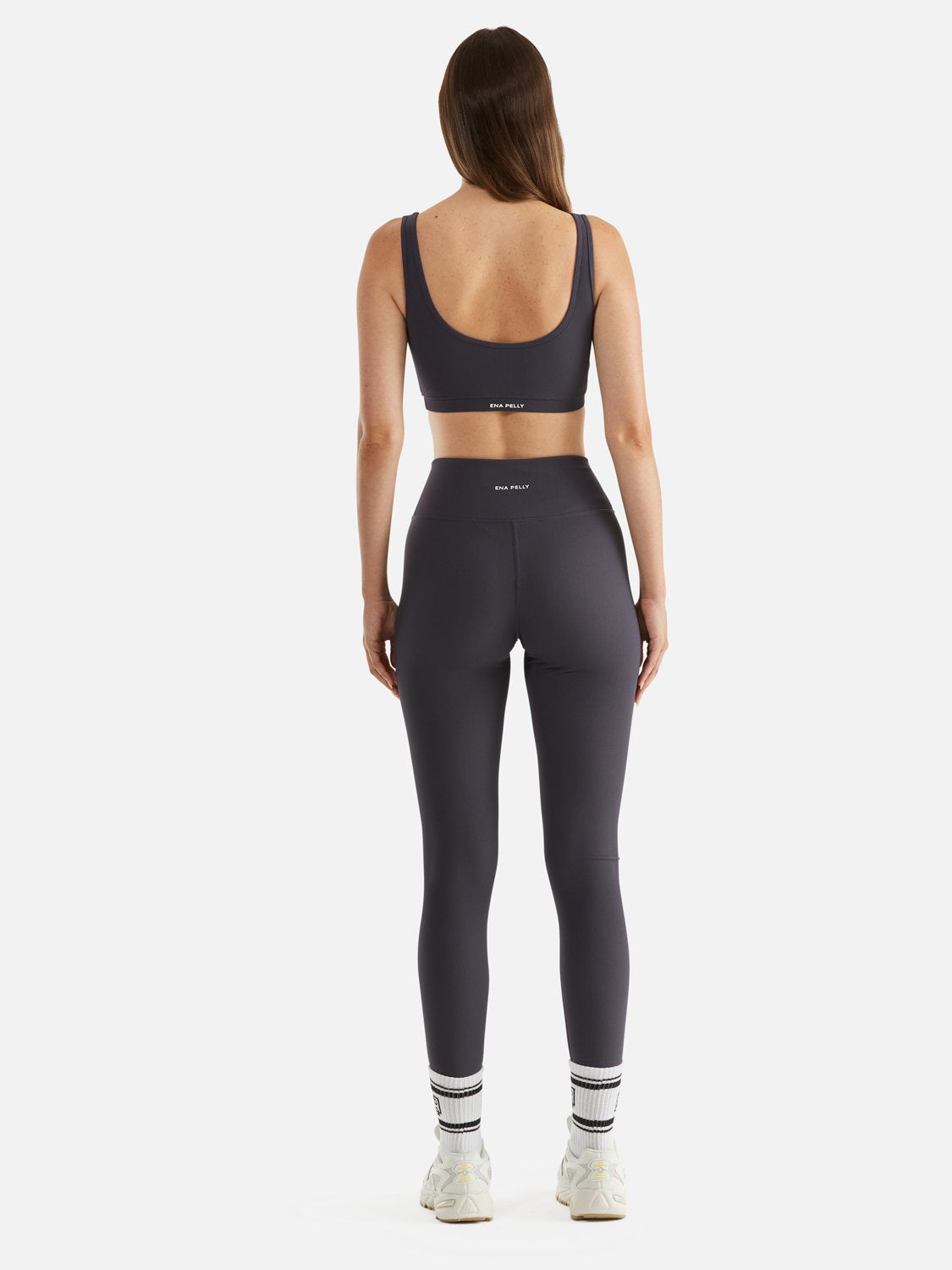 Athleisure Rib Legging - Navy