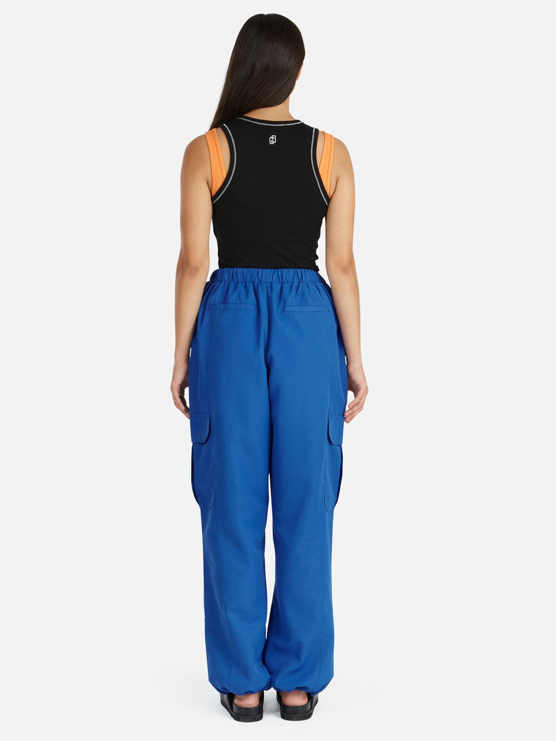 Athleisure Sports Pant - Cobalt/ Black