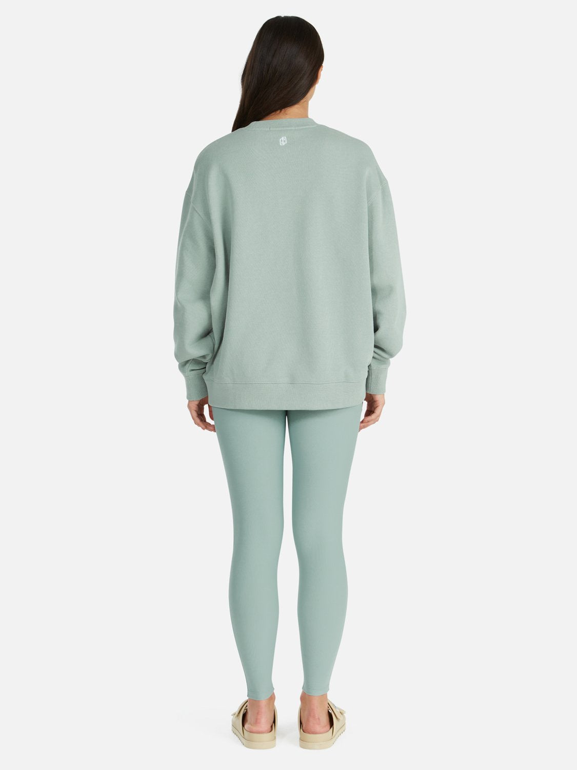 Athleisure Oversized Sweater Collegiate - Mist