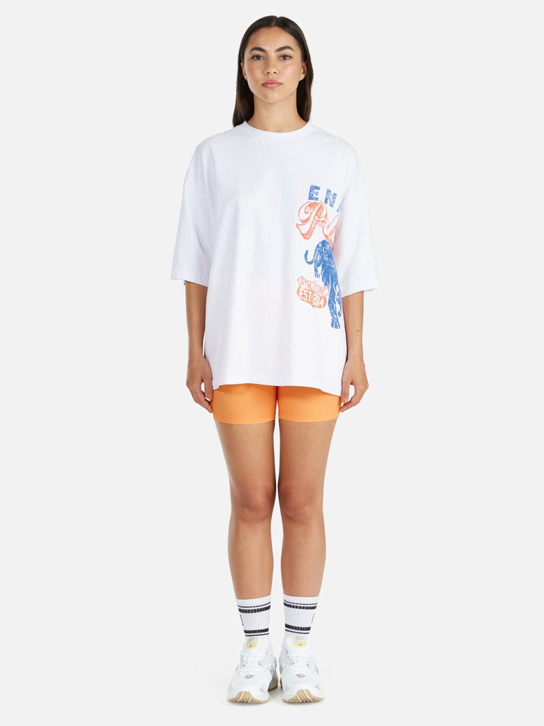 Athleisure Tee Panther - White