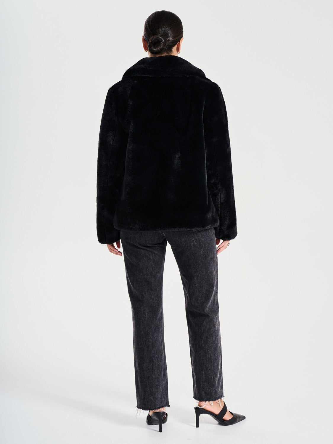 Marni Faux Fur Jacket - Black