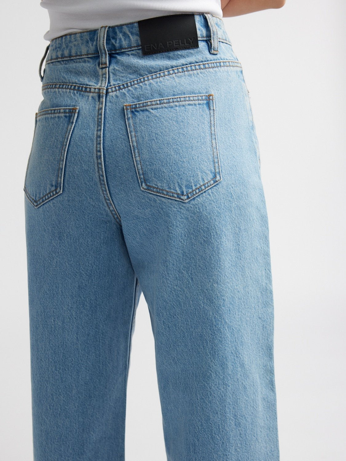 CARRIE DENIM JEAN - Mid Blue Wash