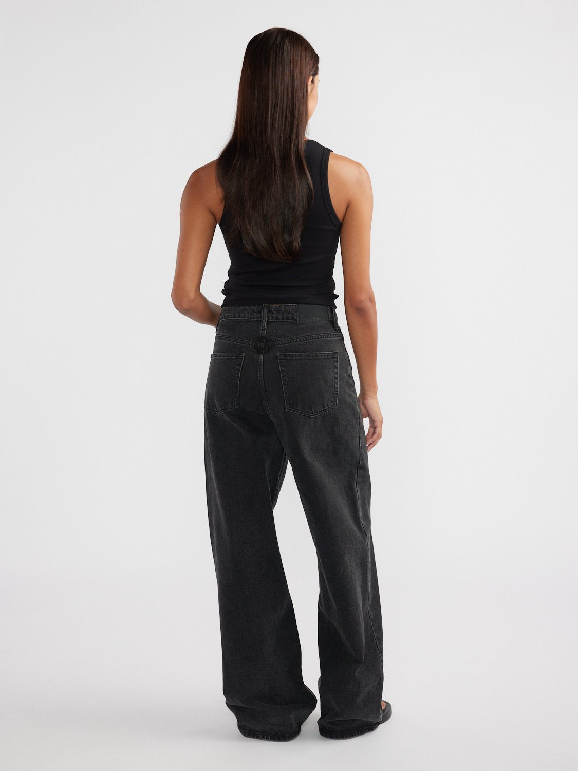 CARRIE DENIM JEAN - Washed Black