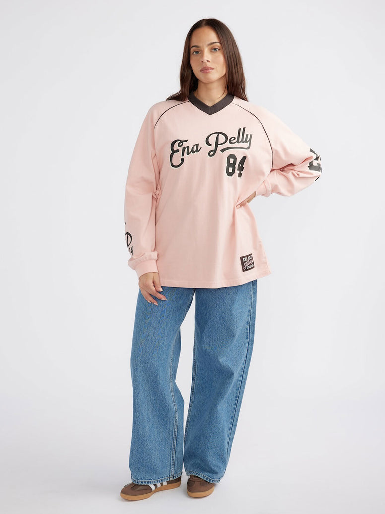 TEAM EP LONG SLEEVE TEE - Pink