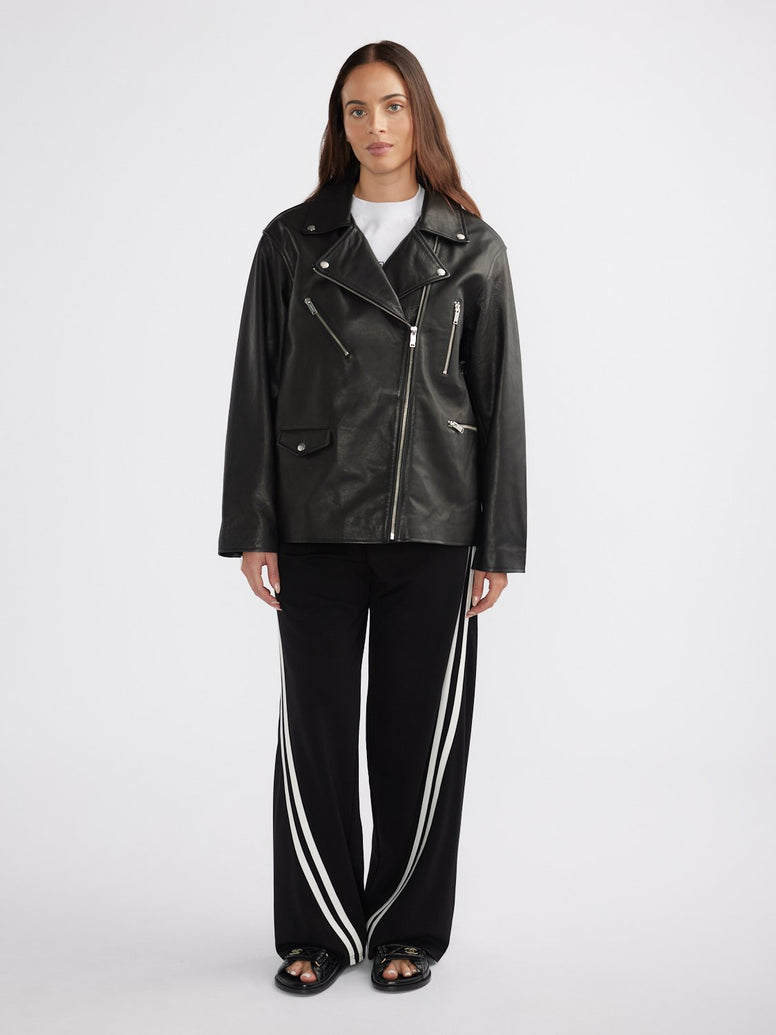 XADIE FAUX FUR JACKET - Birch