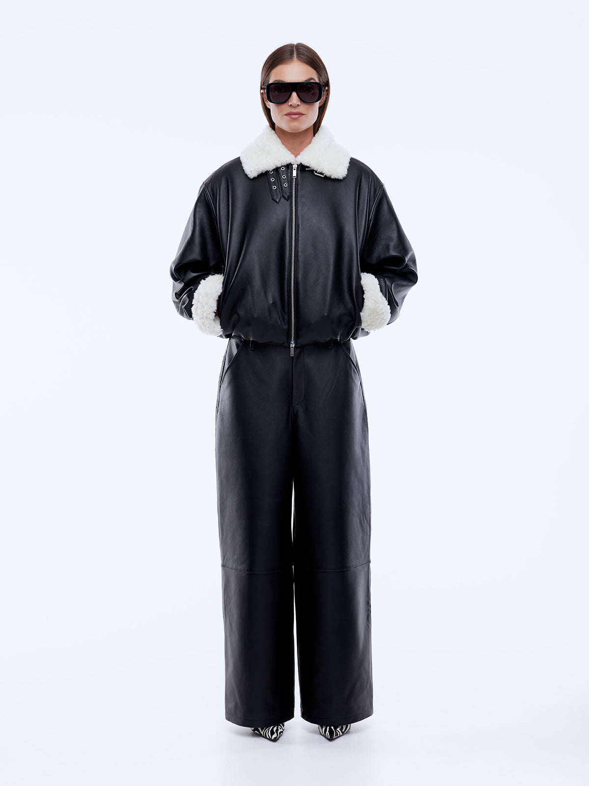 ena pelly leather dress Ena Pelly Sofia Leather Dress in Snake