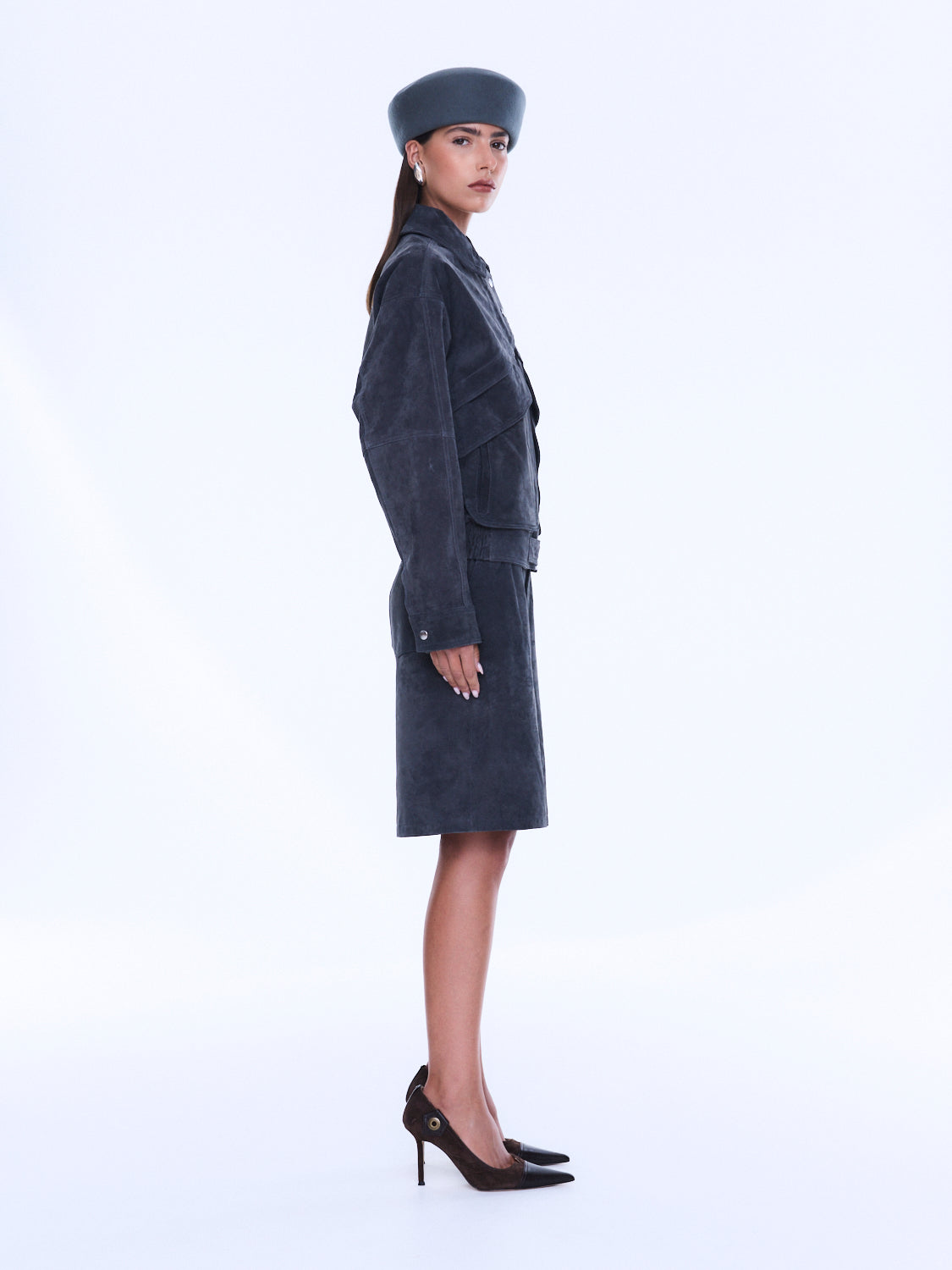 EMMA UTILITY SUEDE JACKET