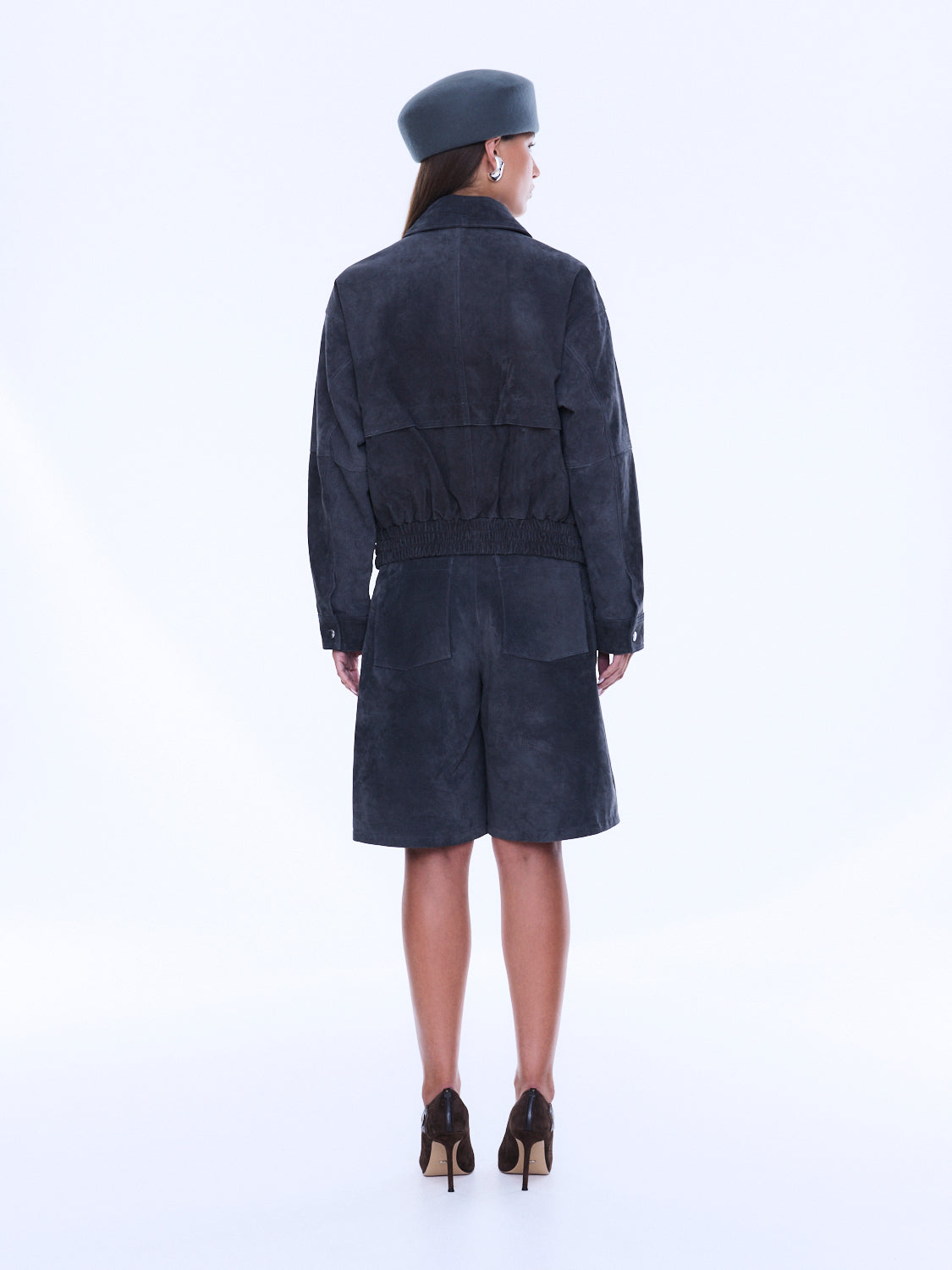 EMMA UTILITY SUEDE JACKET