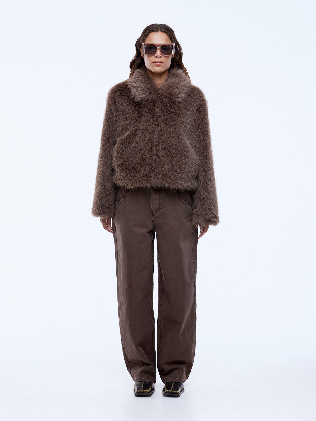 CHARLIE FAUX FUR JACKET