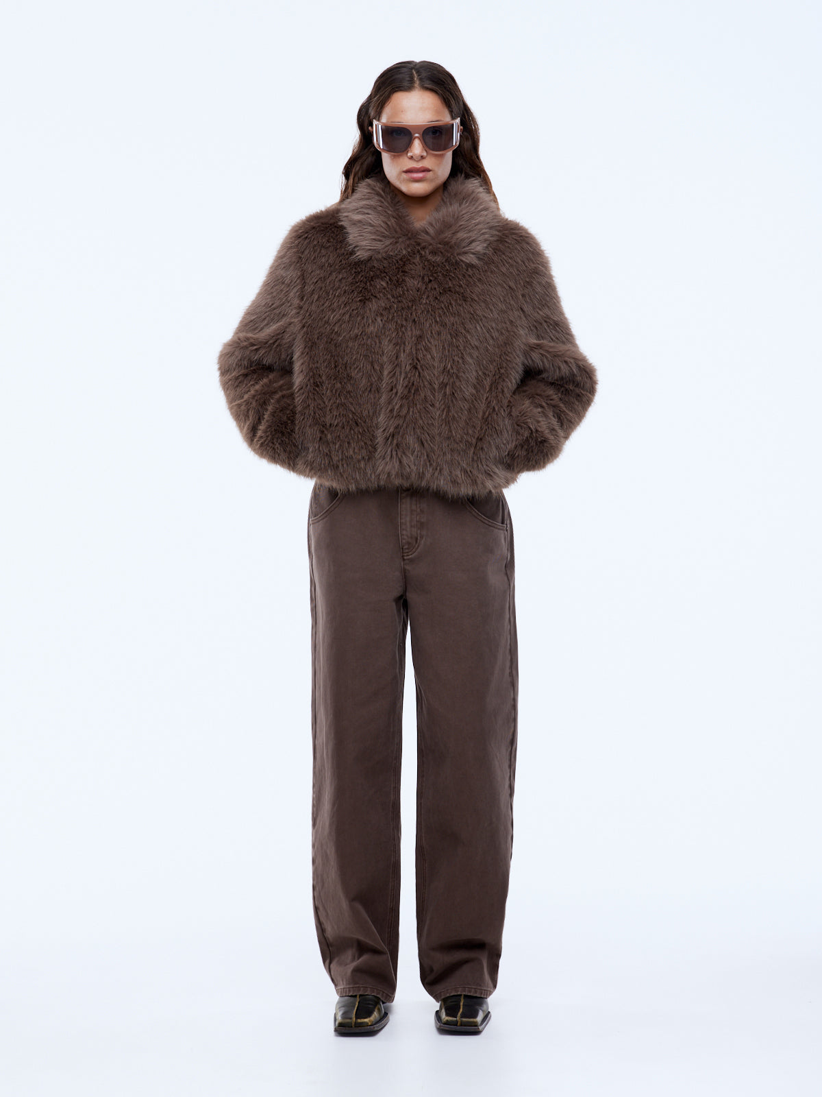 CHARLIE FAUX FUR JACKET