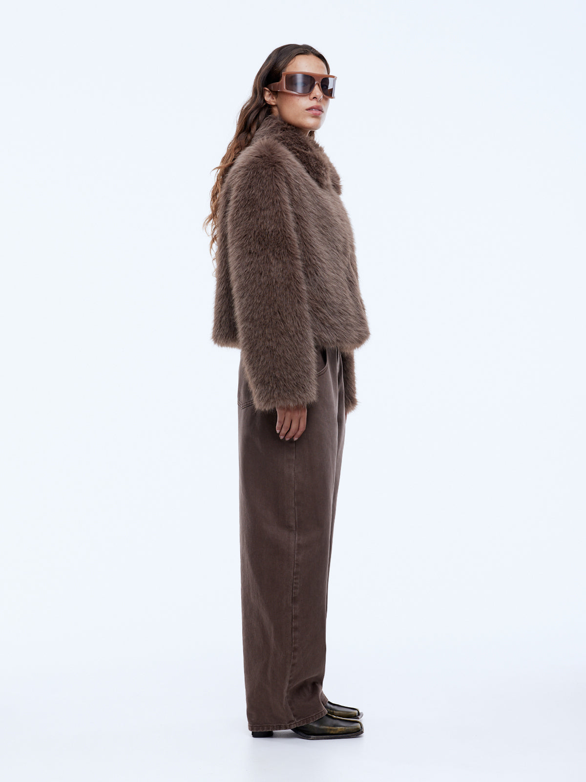CHARLIE FAUX FUR JACKET