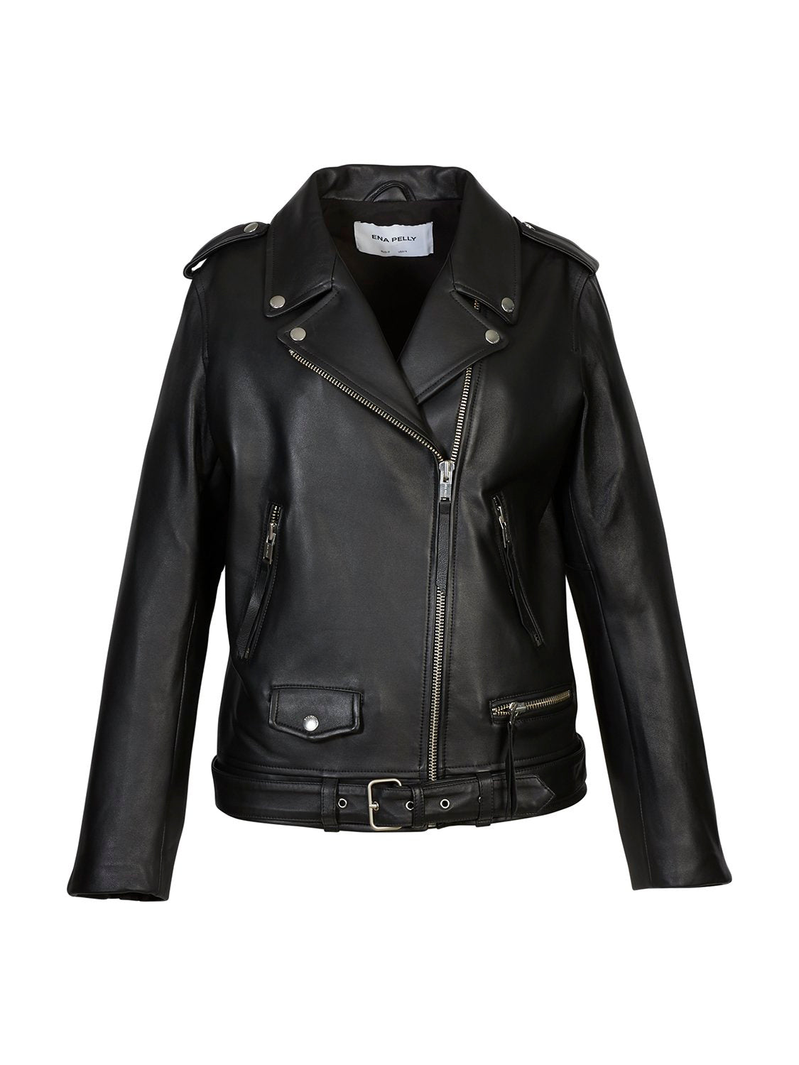 Oversized New Yorker Biker Jacket 2.0 - Black