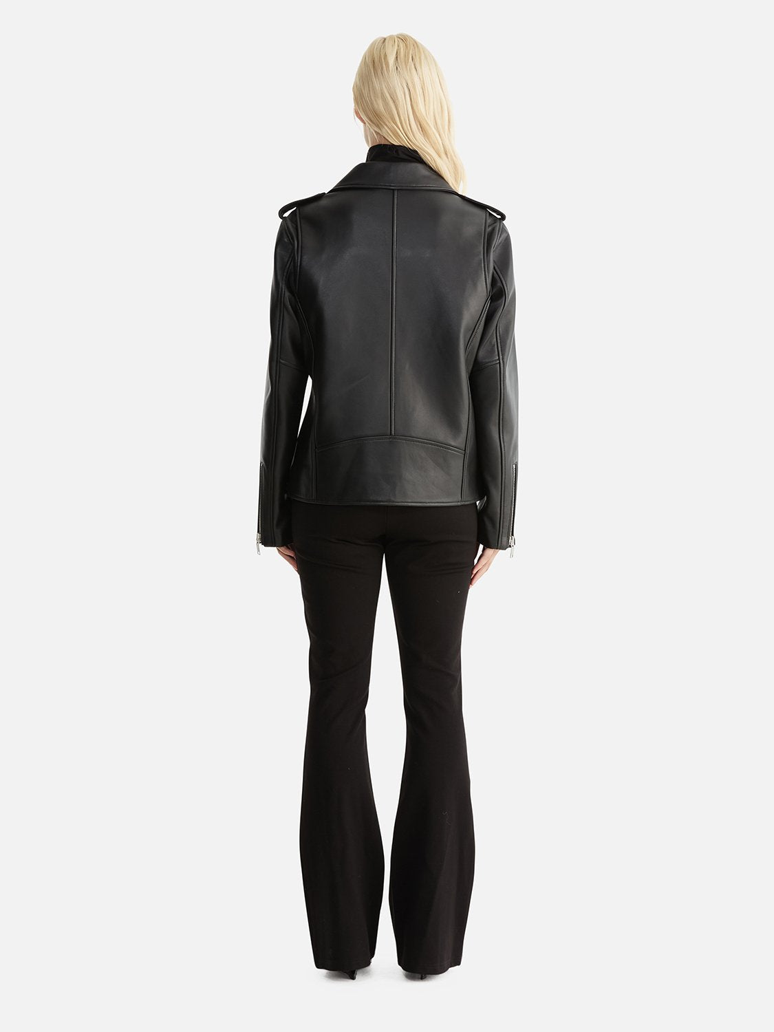 Oversized New Yorker Biker Jacket 2.0 - Black