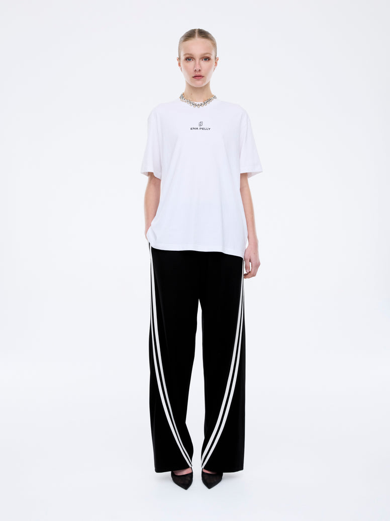 Lexi Monogram Tee - White