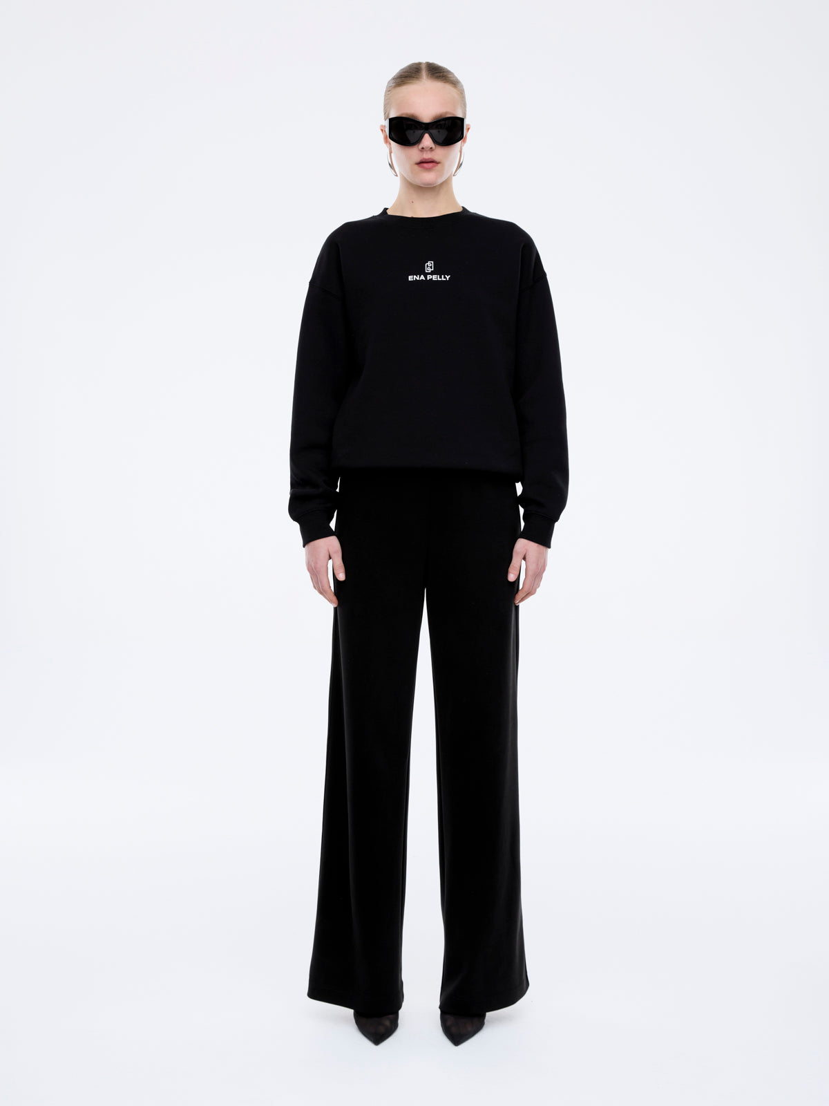 Lexi Monogram Sweater - Black