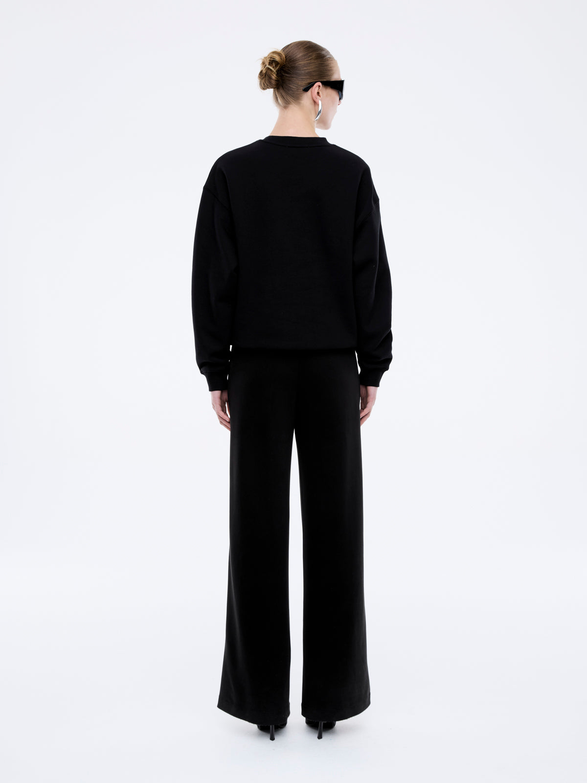 Lexi Monogram Sweater - Black
