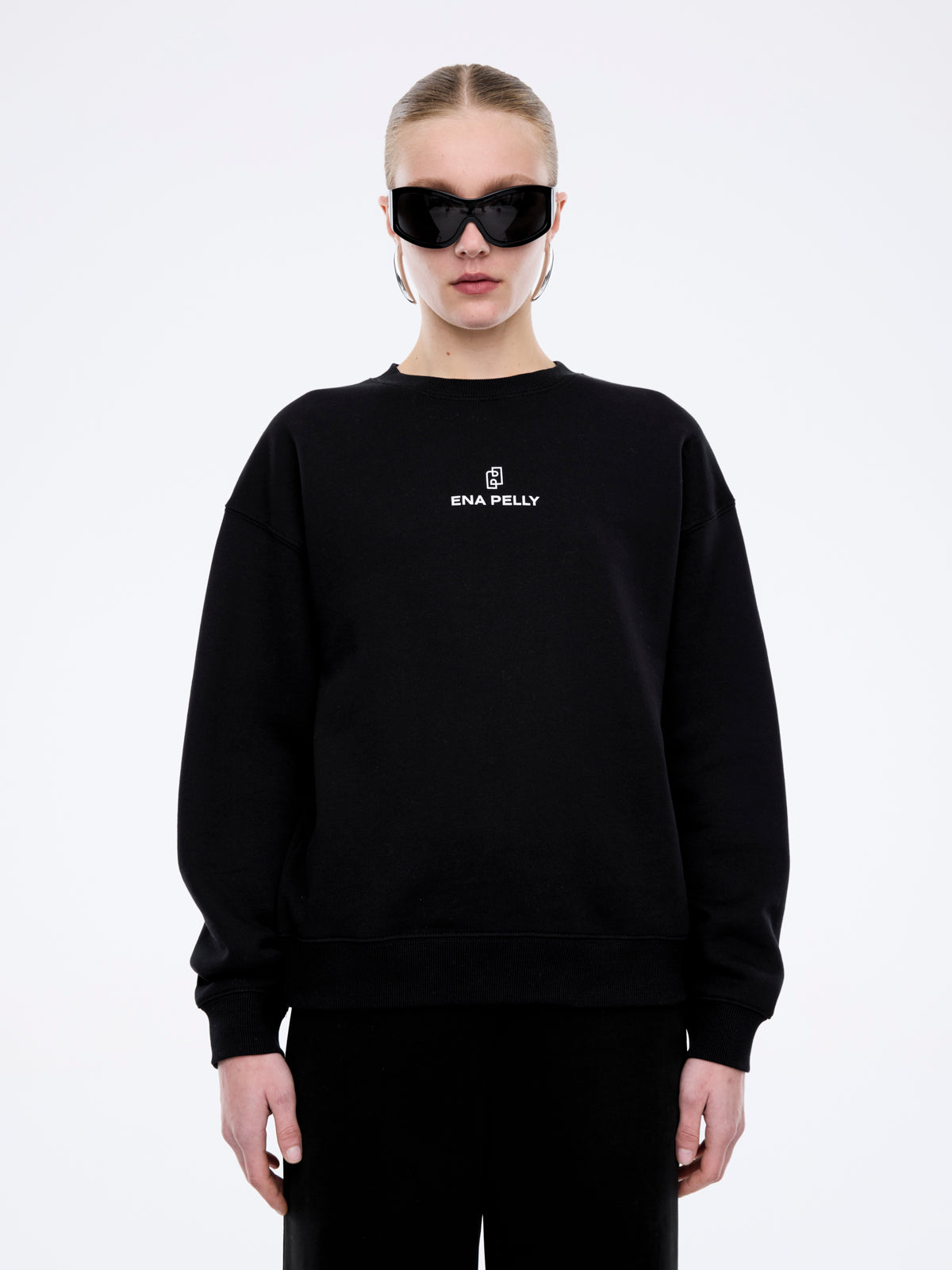 Lexi Monogram Sweater - Black