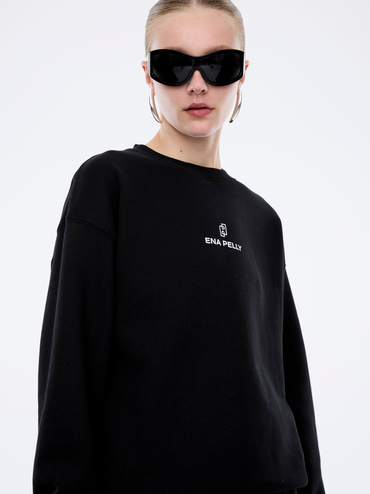 Lexi Monogram Sweater - Black
