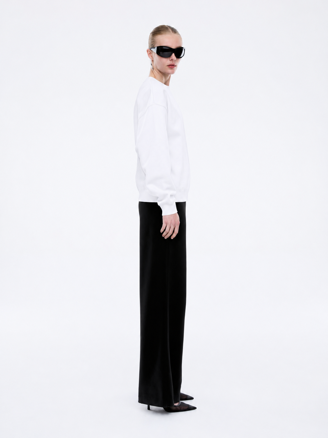 Lexi Monogram Sweater - White