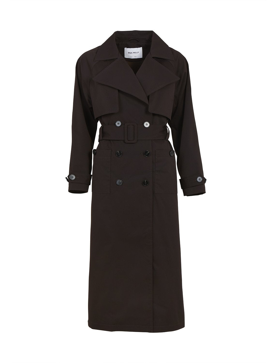 Carrie Trench Coat - Seal Brown