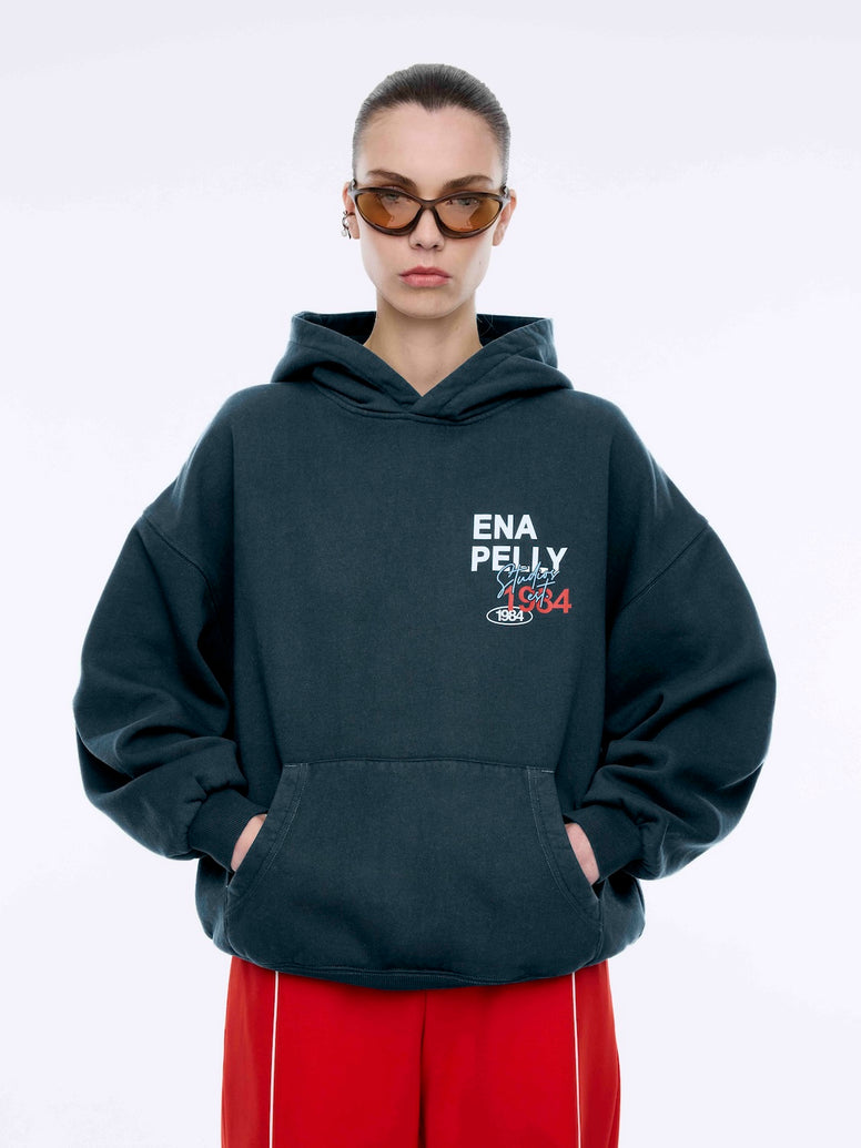 SCRIPT STUDIO HOODIE - Emerald